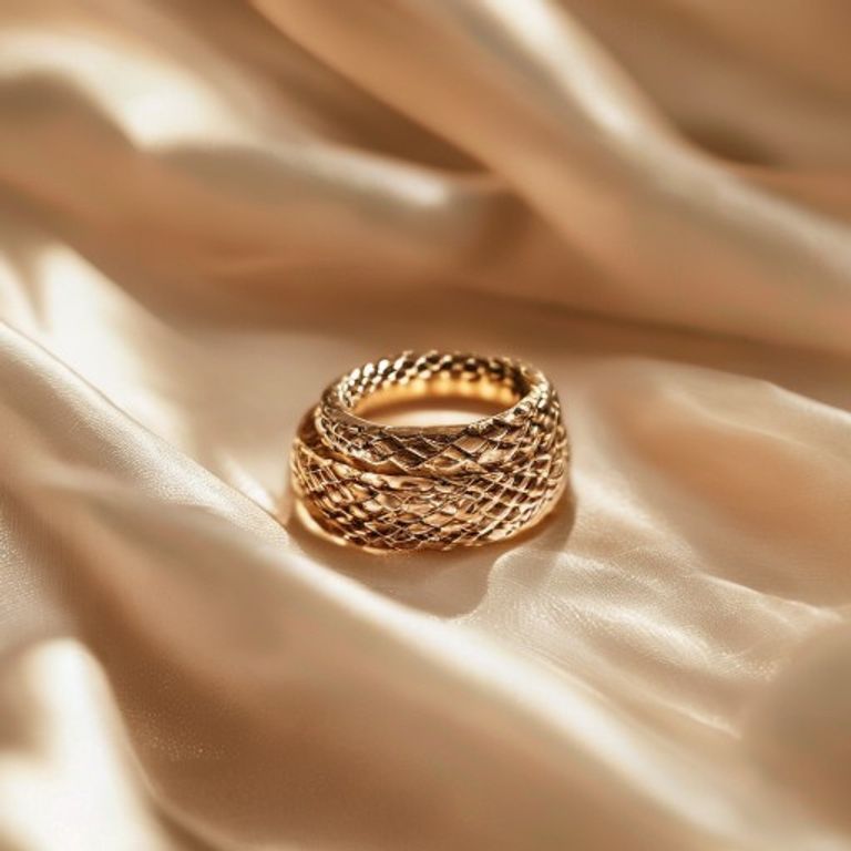 Anillo Serpiente Aurea