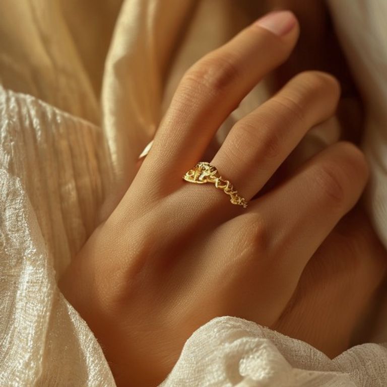 Anillo Serpiente Aurea