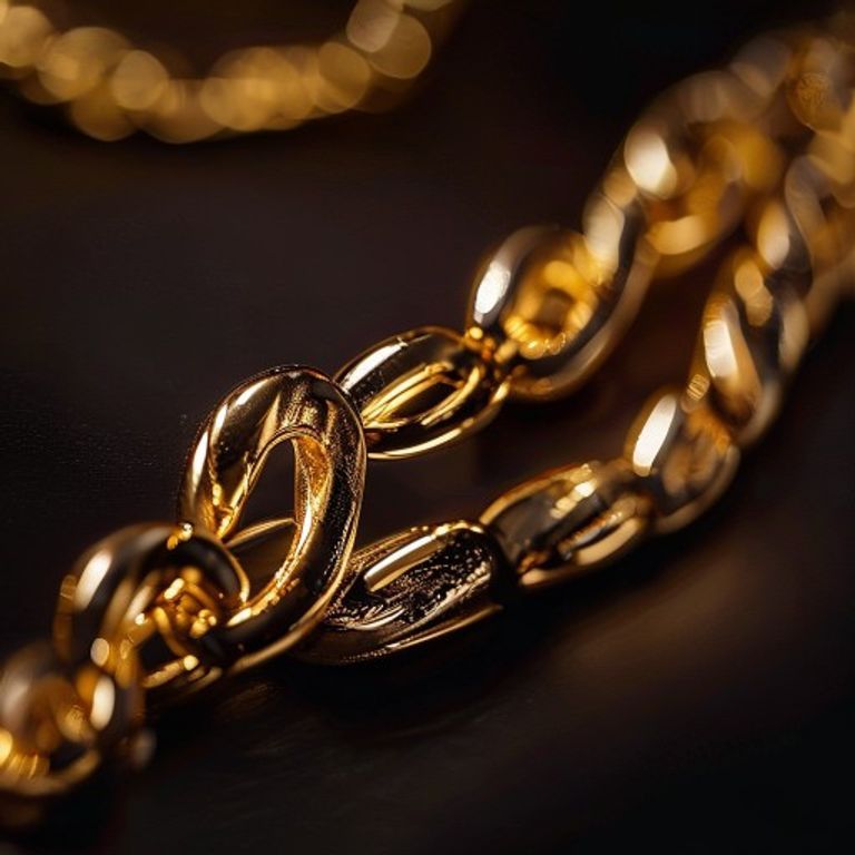 Collar Cadena Cubana Fina